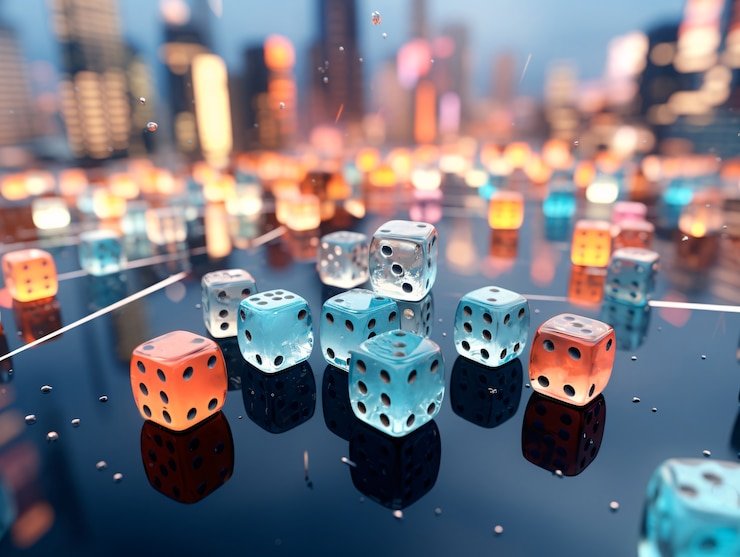 Aplikasi mobile keraton4d menampilkan permainan Lightning Dice dengan kontrol taruhan